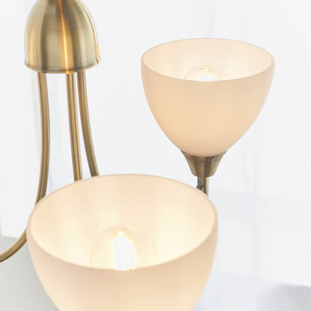 Endon Lighting Lampa wisząca 1805-3AN mosiądz