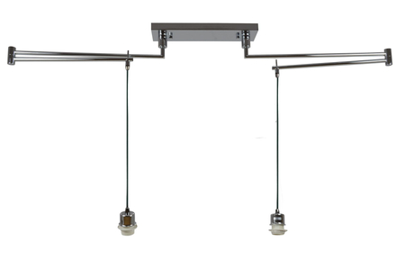 Lampa wisząca NATALIA 2S LAMPBODY Azzardo AZ1923 chrom