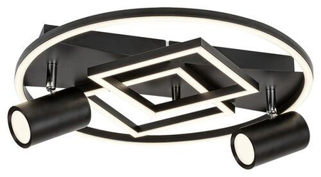 Lampa sufitowa Rabalux Aztec 6905 czarny matowy