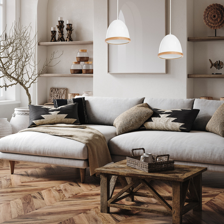 Milagro Lampa wisząca Studio Biały 1xE27 MLP8849 BIAŁY