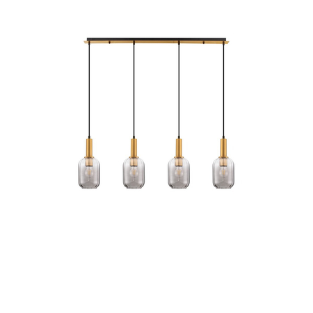 Lampa wisząca Luces Exclusivas QUERISA LE45217 złoty i odcienie złota, szary i odcienie szarości