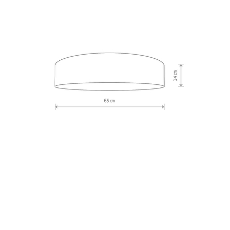 Plafon CROCO Nowodvorski 8956 szary