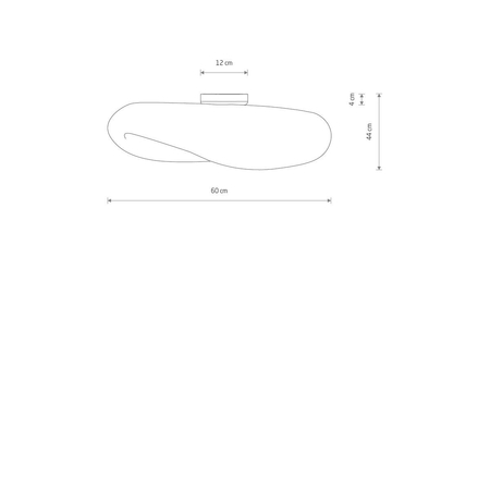 Plafon Nowodvorski HAVANA M 11171 Naturalne drewno Biały