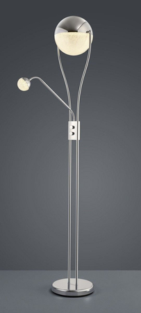 Lampa podłogowa Trio 478310206 srebrny
