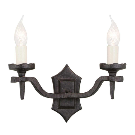Kinkiet Elstead Lighting Rectory czarny RY2B-BLACK