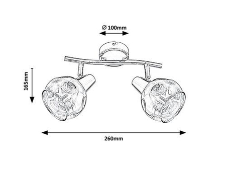 Oczko Rabalux Tamara 5347 chrom