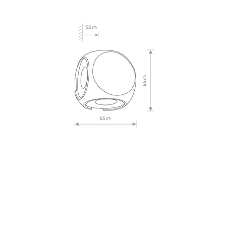 Kinkiet zewnętrzny PATRAS LED Nowodvorski 9115 czarny