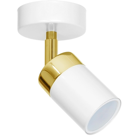 Milagro Kinkiet Joker 1xGU10 Biały/Złoty MLP6128 Biel / Złoto