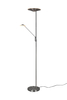 Lampa podłogowa Trio 425610207 srebrny