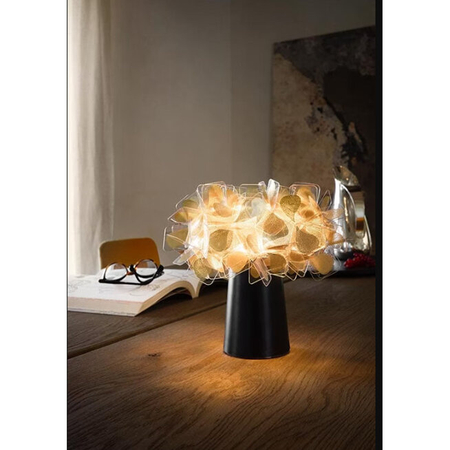 Lampa stołowa Slamp CLIZIA - MAMA NON MAMA GOLD - DARK BASE CLIT000GNM000BDBLBEU złoty