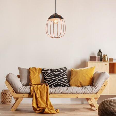 Lampa wisząca Rabalux Svens 72034 czarny matowy