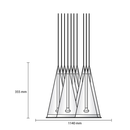 Lampa wisząca Flos F2413000 Fucsia 12
