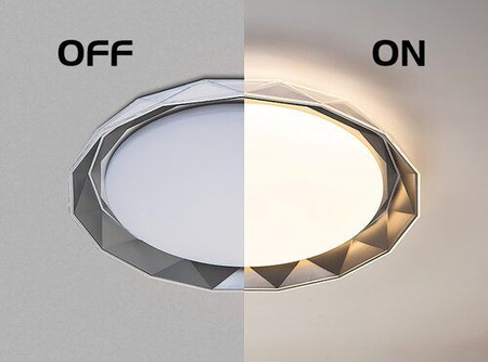 Lampa sufitowa Rabalux Arcadia 3482 popielaty