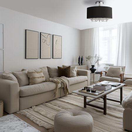 Cosmo Light Plafon ABU DHABI C05428CH-BK