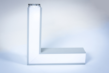 Profil Liniowy LED Greenie Linea wpuszczany ściemnialny - narożnik horyzontalny 20W szara obudowa NW