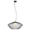 Lampa wisząca Italux Zeno MDM-3844-1 BK Czarny