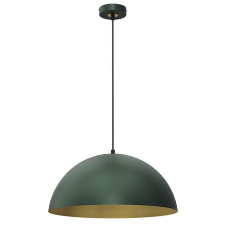Milagro Lampa wisząca BETA GREEN/GOLD 1xE27 45cm MLP8287 ZIELONY / ZŁOTY