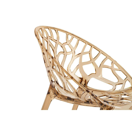 Krzesło KORAL amber - poliwęglan