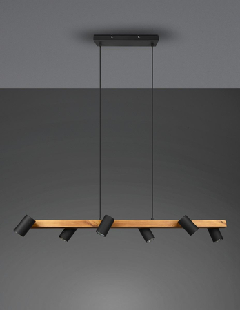 Lampa wisząca Trio 312490632 czarny