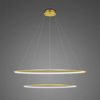 Lampa Ledowe Okręgi No.2 80cm 4k złota Dali
