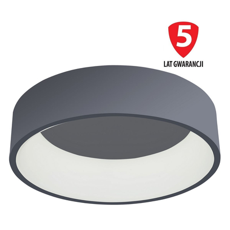 Plafon Italux 3945-832RC-GR-3 Chiara Szary