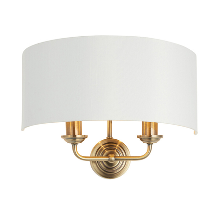 Kinkiet Endon Lighting Highclere 98937 mosiądz