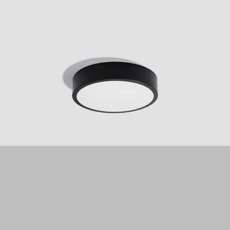 Sollux Lighting Plafon ONYX 30 czarny LED 3000K SL.1242