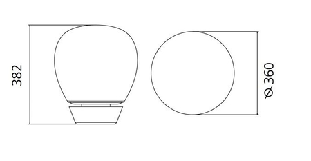 Lampa stołowa Artemide 1821010A Empatia 36 LED