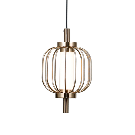 Lampa wisząca Italux Pedro PND-34405-1-HBR Złoty