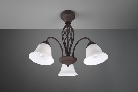 Lampa sufitowa Trio 601000324 biały/miedziany