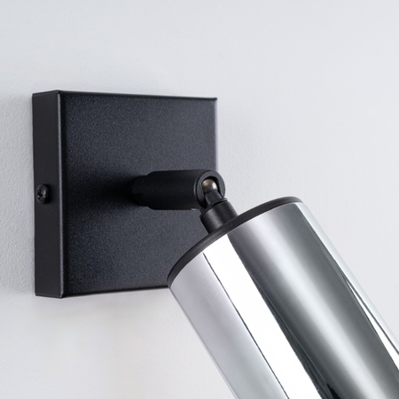 Sollux Lighting Kinkiet WINX czarny/chrom SL.1366