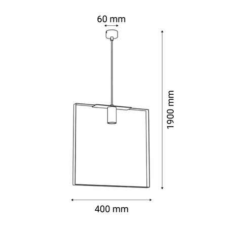 Lampa wisząca ORTIGA 6 400mm Shilo 5159