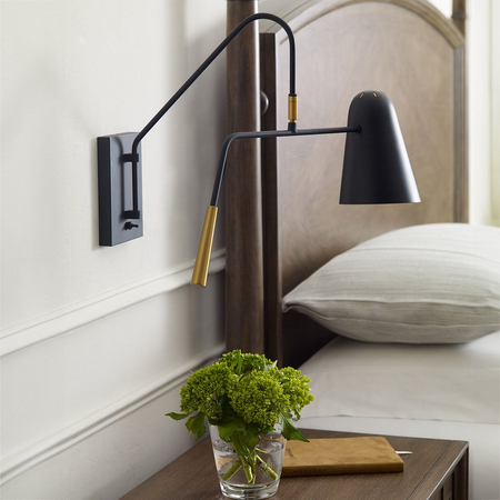 Kinkiet Elstead Lighting Simon czarny FE-SIMON1