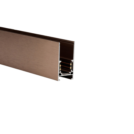 Szynoprzewód Azzardo ALFA TRACK MAGNETIC52 1m + 2x END CAP ANODISED CHOCOLATE AZ6354 BRONZE