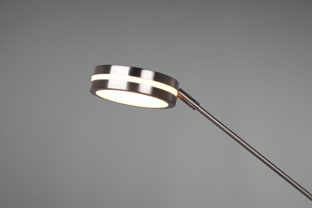 Lampa podłogowa Trio 426510207 srebrny
