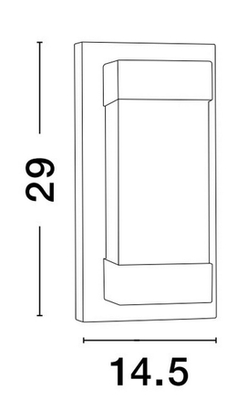 Kinkiet zewnętrzny Luces Exclusivas BACUSA - czarny LE73528