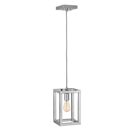 Lampa wisząca Ensemble - 1 źródło światła - Polerowany nikiel Quintiesse QN-ENSEMBLE1P-PN