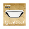 Milagro Plafon QUADRO BLACK 38W ML7929 CZARNY