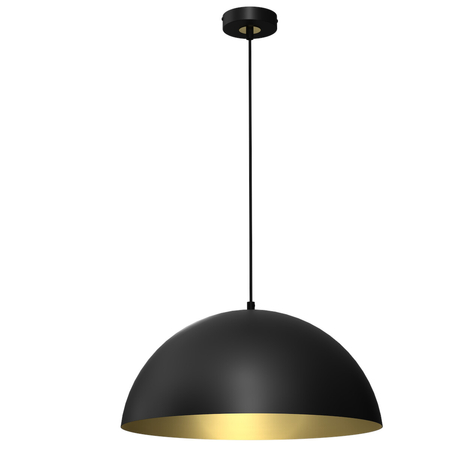 Milagro Lampa wisząca BETA BLACK/GOLD 1xE27 45cm MLP7973 CZARNY / ZŁOTY
