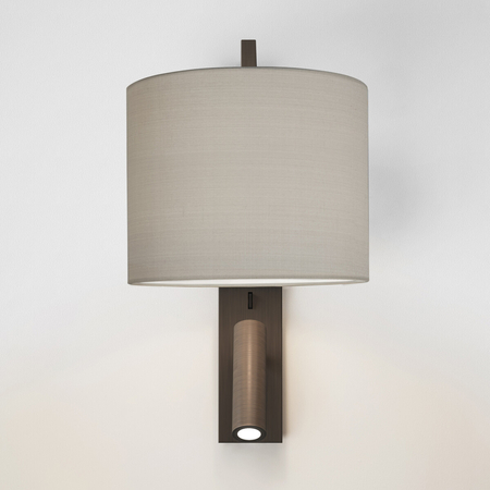 Klosz/Abażur Astro Drum 200 5016029 Piaskowa (Szarobeżowa) Tkanina