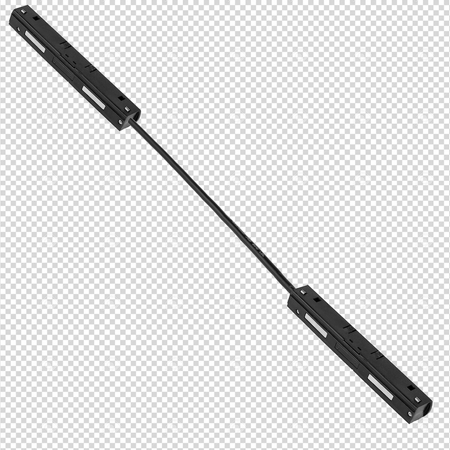 Milagro Łącznik x2 połączony kablem MAGNETIC TRACK ML6636 CZARNY