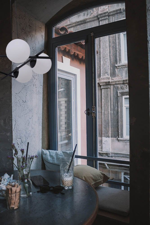 Lampa wisząca ARTON Kaja K-4967 biały/czarny