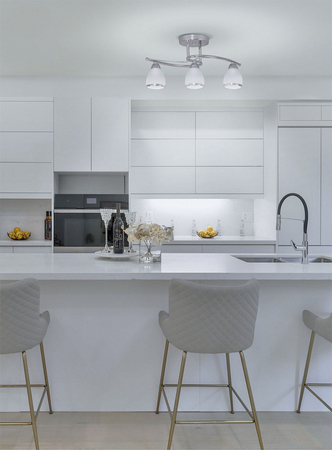 Lampa sufitowa SAMIRA Kaja K-JSL-8090/3 CHR chrom