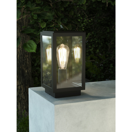 Słupek ogrodowy Astro Homefield Pedestal 1095036 Czarny z Teksturą