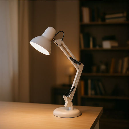 Milagro Lampka biurkowa NEXA White 1xE27 ML1637 BIAŁY