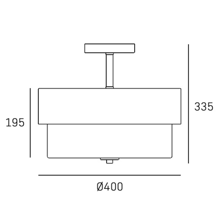 Cosmo Light Plafon CORK C03999BR