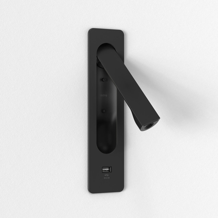 Kinkiet Astro Keta USB 1437004 Matowy Czarny