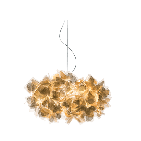 Lampa wisząca Slamp CLIZIA - MAMA NON MAMA GOLD - TRANSPARENT WIRE S CLISS00GNM01T00000EU złoty