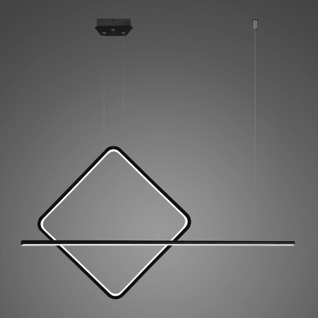 Lampa wisząca Linea No.4 B 80cm czarna 4k ściemnialna