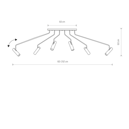 Lampa wisząca Nowodvorski 6492 Eye Super White VI